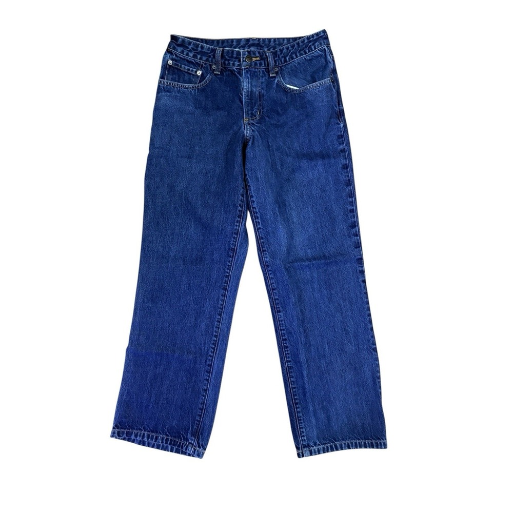 Patagonia Mens Jeans Blue Organic Cotton Denim Pants Straight Leg 31 X 29